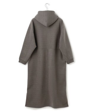 J.PRESS YORK STREET 【WOMEN】NEEDLE JERSEY フード付きワンピース グレー系