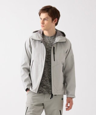 JOSEPH ABBOUD MOUNTAIN スラブシャンブレーストレッチ ブルゾン