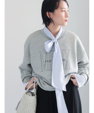 Te chichi 裏毛ロゴプリントスウェット