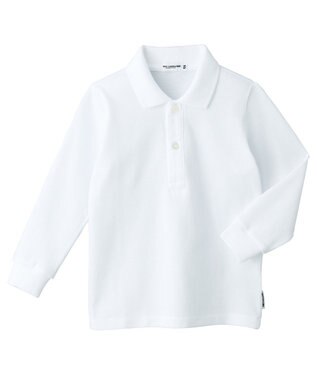 MIKI HOUSE HOT BISCUITS 【95-130cm】カノコ素材の長袖ポロシャツ