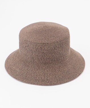 23区 【洗える】ペーパーブレード バケット ダークブラウン系