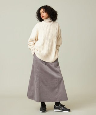 J.PRESS YORK STREET 【UNISEX】アランケーブルニット アイボリー系