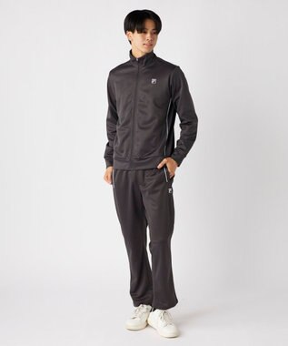 FILA GOLF／marie claire 【FILA GOLF】スタンドジップブルゾン チャコールグレー