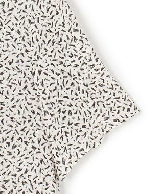 23区 【接触冷感/吸水速乾】ペインティングプリント ブラウス ベージュ系