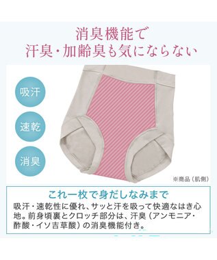 BRADELIS New York 【BRADELIS NewYork peace】　楽なのにすっぽりショーツ グレージュ