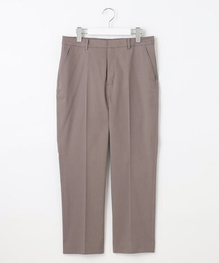 J.PRESS LADIES L 【WEB限定カラーあり・セットアップ対応・洗える・撥水・防汚】コットンFITTYシャーク テーパード パンツ ブラウン系