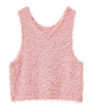 Green Parks ・ｓｗｉｎｇ　ｂｙ　２ｗａｙチュールヤーンベスト Pink