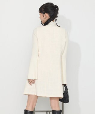 earth music&ecology ツイードミニワンピース Ivory