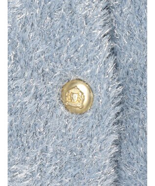 earth music&ecology キラキラシャギーカーディガン Sax