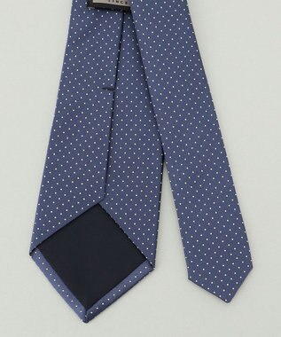 GOTAIRIKU 定番【日本製】シルク ネクタイ_ピンドット ブルー系8