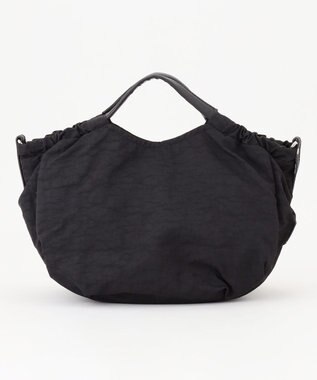 Y'SACCS 【Y’SACCS vous et】サイドギャザー2WAYトート Sサイズ ブラック