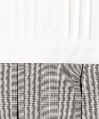 組曲 KIDS  【110-140㎝】 チェックワンピース＆ドビージャケットセット ピンク