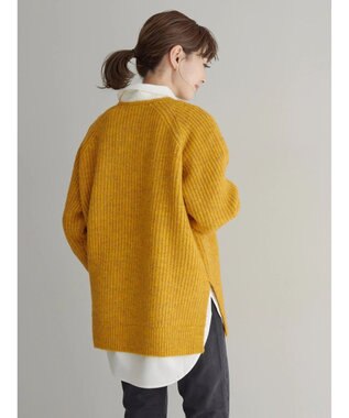 AMERICAN HOLIC ミックスヤーンカフタンニットプルオーバー Yellow