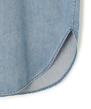 23区 L 【SLOW/一部店舗限定】2WAY ダンガリー シャツ スカイブルー系