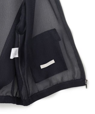 ICB 【洗える】Ta/Peメッシュ ブルゾン ネイビー系