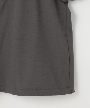 #Newans 【洗濯機可能】フ―ディーアノラック チャコール