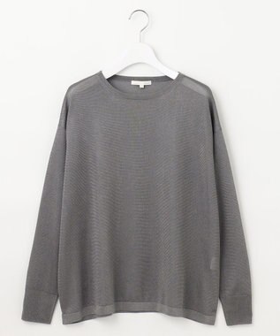 自由区 【洗える】シャイニールレックス ニット チャコール