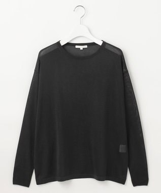 自由区 【洗える】シャイニールレックス ニット ブラック