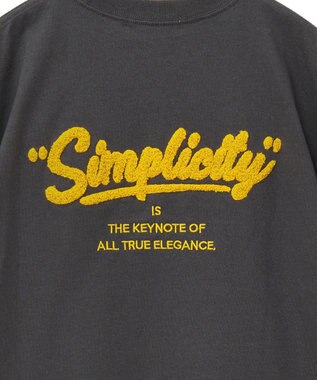 AMERICAN HOLIC サガラ刺繍Ｔシャツ Charcoal Gray