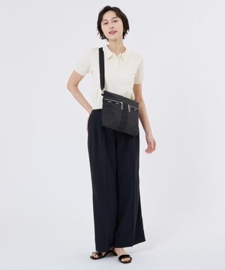 LeSportsac POUCH CROSSBODY/ブラックC ブラックC