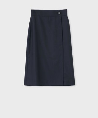 Paul Smith トラベル ラップスカート ネイビー