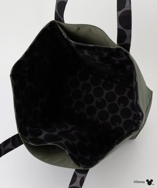 Y'SACCS 【Disney Collection】シルエットプリントトートバッグ　Lサイズ グレー