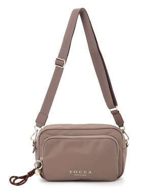 TOCCA CUSCINO POCHETTE ショルダーバッグ【WEB＆一部店舗限定・環境にやさしい素材】 ベージュ系