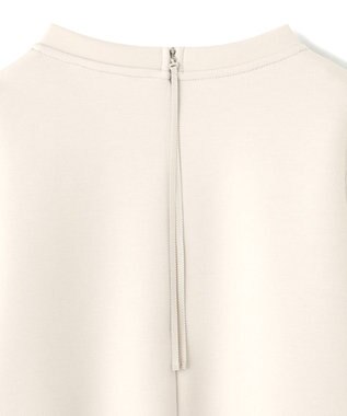 UNFILO BEAUTY FORM JERSEY ペプラム トップス グレージュ