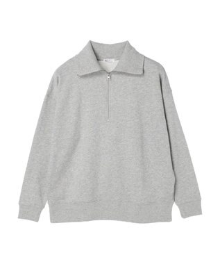 CRAFT STANDARD BOUTIQUE 　裏毛セーラーカラーＺＩＰプルオーバー Gray Mixture
