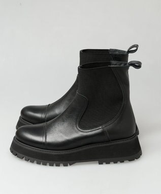 BONTRE 【BONTRE/ボントレ】センターシーム厚底ブーツ ブラック