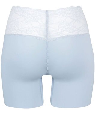 Wing 補整ショーツ 【Pパンツ】 おなかとヒップをほどよくサポート 汗の季節もさらっと快適 はきこみ丈ふかめ KJ4230 ウイング／ワコール ブルー