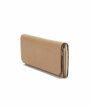 TOPKAPI 【TOPKAPI】バイカラー レザー 長財布 LEAN リーン グレージュ