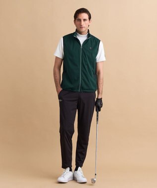 23区GOLF 【MEN】エアリージャージライトパンツ ブラック系