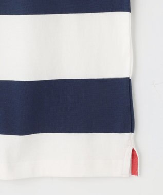 J.PRESS KIDS 【140-170cm】J.ボーダー ラガーシャツ ネイビー系1