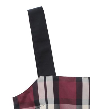 Green Parks ・ＳＵＧＡＲ　ＳＰＯＯＮ　チェックペプラムビスチェ Bordeaux