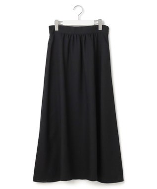 ICB L 【洗える】 シアービエラ フレアスカート ブラック系