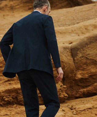 J.PRESS MEN 【セットアップ対応 / ウォッシャブル】トラベラーズシアサッカージャケット ネイビー系8