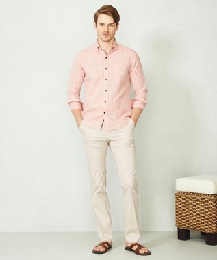 JOSEPH ABBOUD 【ECO撥水】オーガニックハイパワーストレッチパンツ ライトグレー系