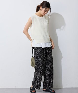 ANY L ギマノースリーブニット オフ