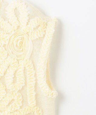 自由区 【カトリエムブーケ】Motif floral プルオーバーニット オフ