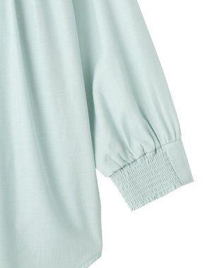 YECCA VECCA バックギャザーロングシャツ Mint