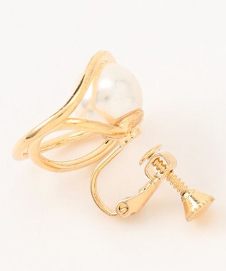 組曲 パールサラウンドイヤリング ゴールド系