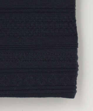 JOSEPH ABBOUD 【オーガニックコットン】リンクスボーダーTシャツ ネイビー系