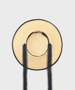 GRACE CONTINENTAL Ferrucio Vecchi リボンハット ホワイト