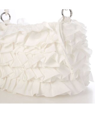 UNBILLION カシュカシュ cachecache / コットンフリルショルダー ホワイト