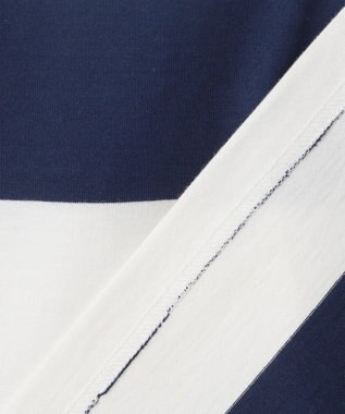 J.PRESS KIDS 【140-170cm】J.ボーダー ラガーシャツ ネイビー系1