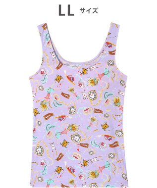 tsumori chisato SLEEP ツモリチサト インナー 綿混ベア天竺素材(身生地) パッド付き ノースリーブ タンクトップ レディース UCX565/ワコール