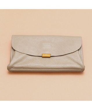 UNBILLION アトランタ ATLANTA / 牛革かぶせ長財布 グレージュ