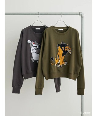 Green Parks Villains／パッチワーク裏毛プルオーバー Navy