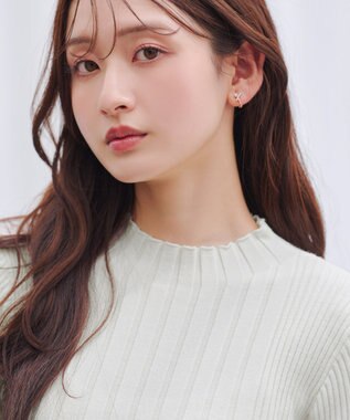 Tiaclasse 【新色追加・洗える】ランダムリブニットプルオーバー オフホワイトA